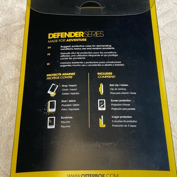 OTTER DEFENDER LG G FLEX CELL PHONE CASE BLACK - Picture 3 of 3